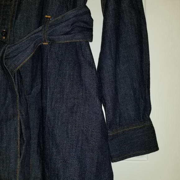 LAUREN Ralph Lauren Fit-and-Flare Denim Shirtdress - Picture 4 of 8